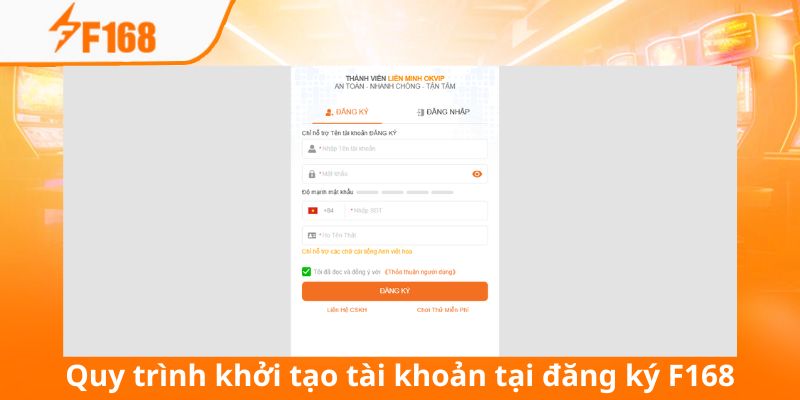 Đăng Ký F168 Nhanh Chóng Và Nhận Ngay Ưu Đãi Năm 2025 4 Quy trình khởi tạo tài khoản tại thương hiệu uy tín top đầu châu Á