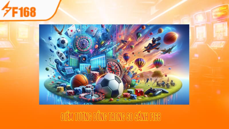 So Sánh F168 Với Các Nhà Cái Cá Cược Trực Tuyến Khác 6 Điểm tương đồng trong so sánh F168