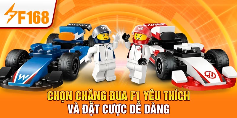 Cược Đua Xe F1 Online – Trò Chơi Tốc Độ Đỉnh Cao Tại F168 8 Chọn chặng đua F1 yêu thích và đặt cược dễ dàng